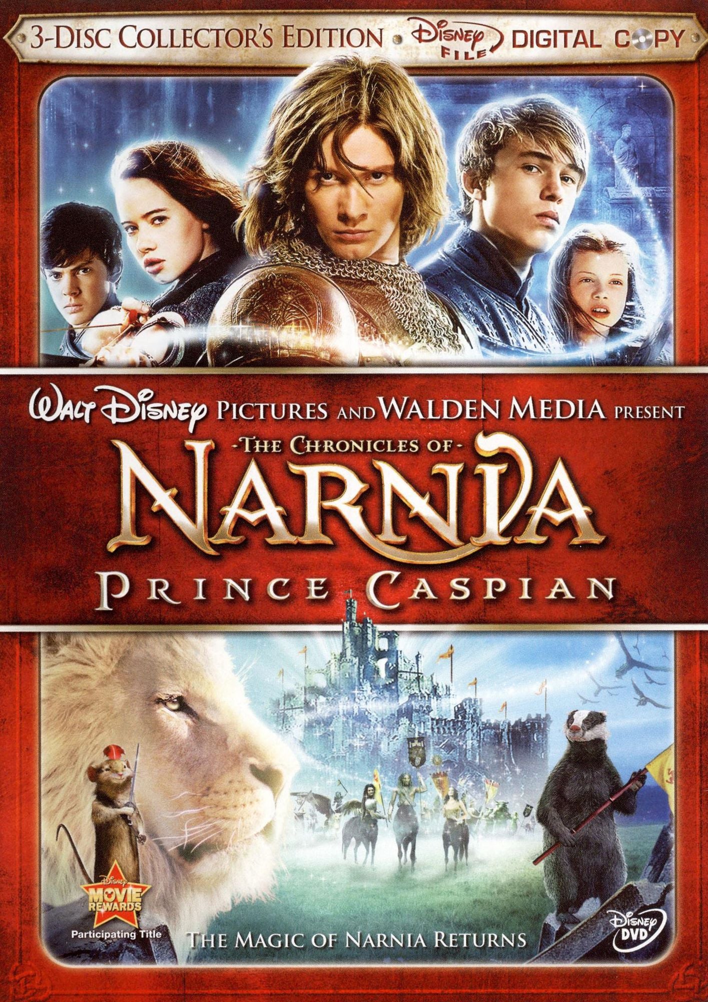 The Chronicles of Narnia: Prince Caspian [3 Discs] [Includes Digital Copy]