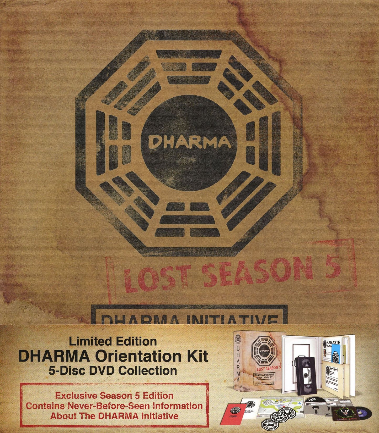 Lost: Season 5 - Dharma Initiative Orientation Kit [Limited Edition] [5 Discs]
