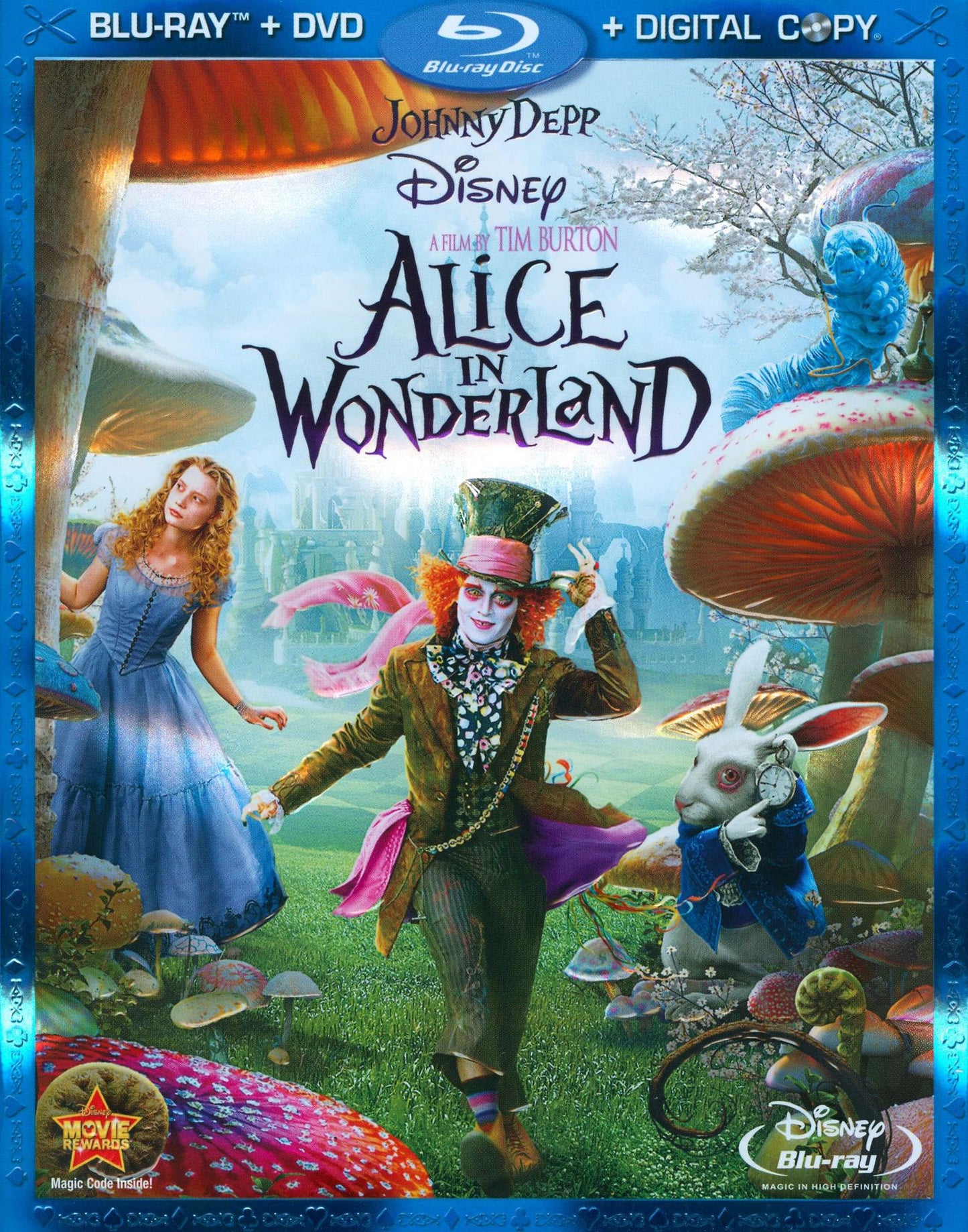 Alice in Wonderland [3 Discs] [Includes Digital Copy] [Blu-ray/DVD]