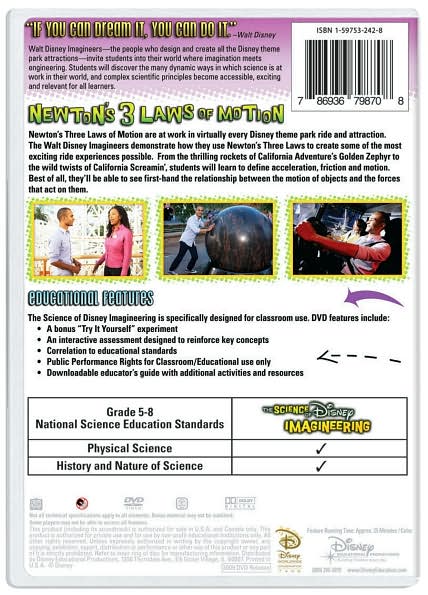The Science of Disney Imagineering: Newton's 3 Laws of Motion