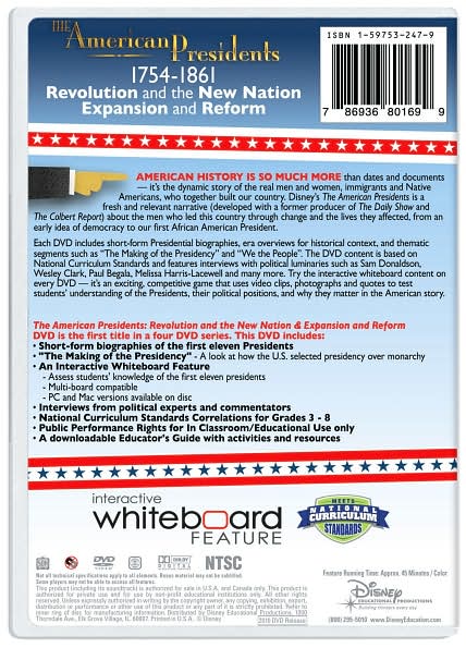 The American President: Revolution and the New Nation/Expansion and Reform
