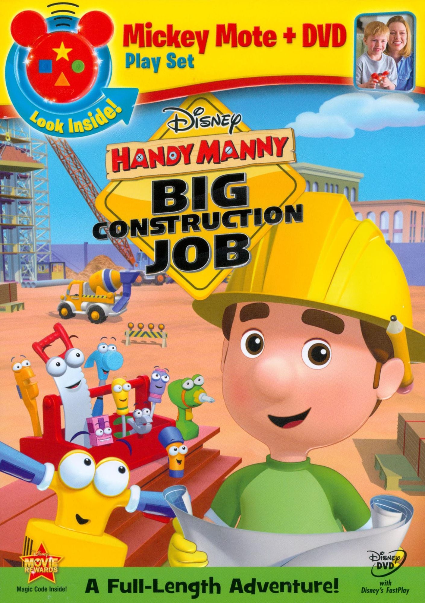 Handy Manny: Big Construction Job [With Mickey Mote Toy]