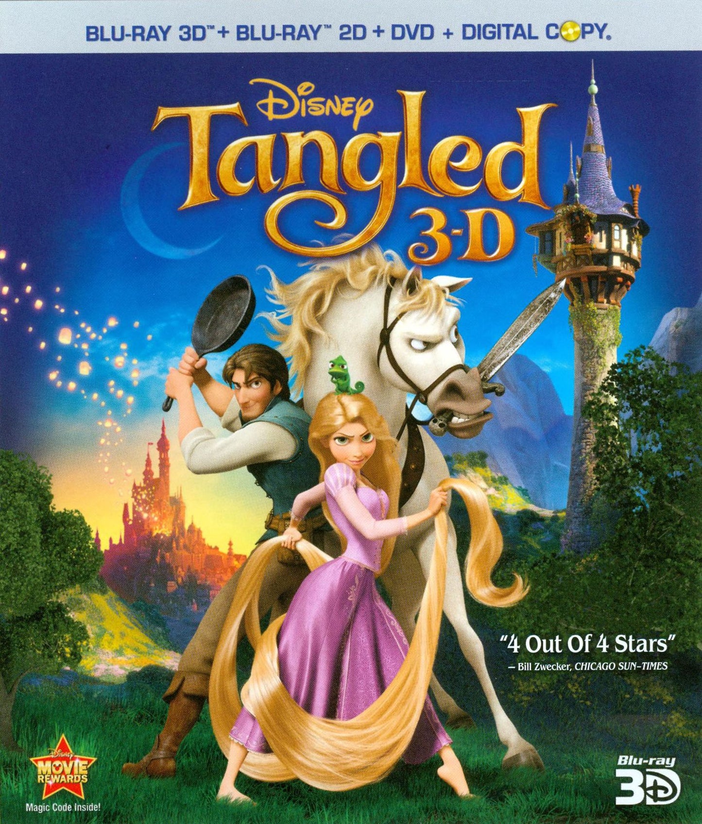 Tangled [4 Discs] [Includes Digital Copy] [3D] [Blu-ray/DVD]