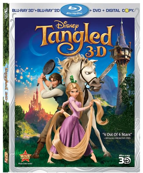 Tangled [4 Discs] [Includes Digital Copy] [3D] [Blu-ray/DVD]