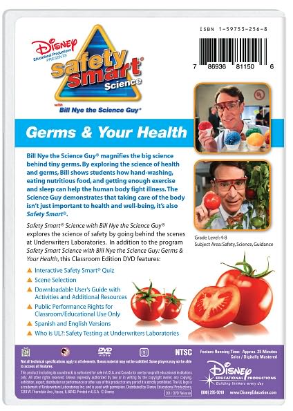 Safety Smart Science with Bill Nye the Science Guy: Germs and Your Health