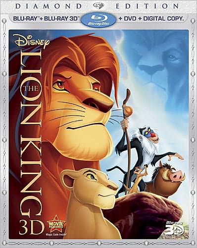 The Lion King [Diamond Edition] [4 Discs] [Includes Digital Copy] [3D] [Blu-ray/DVD]