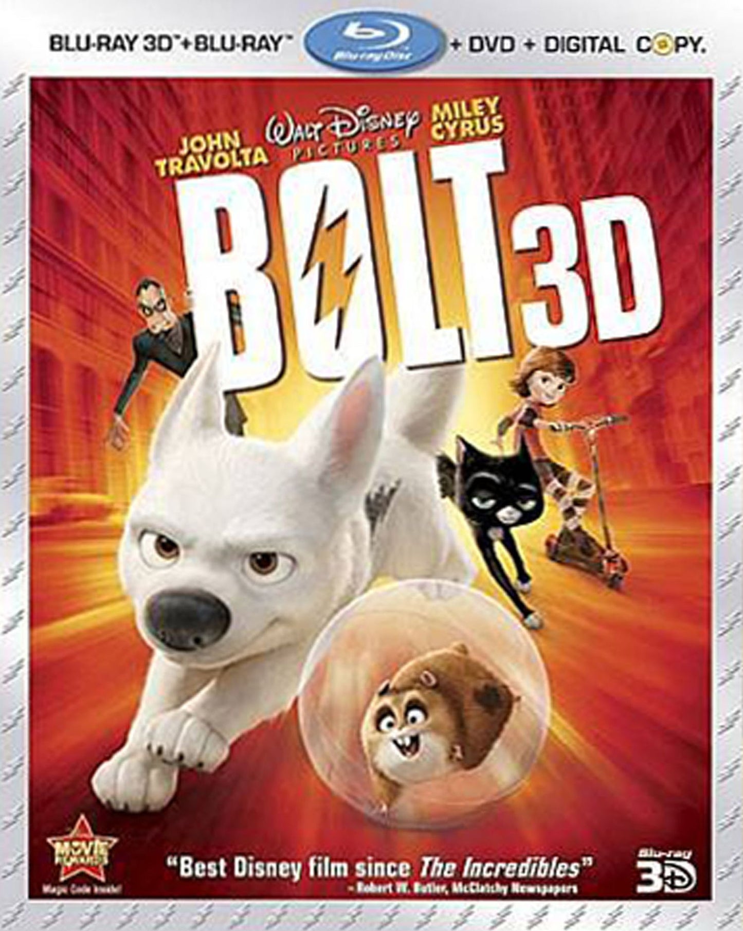 Bolt 3D [3 Discs] [Includes Digital Copy] [3D] [Blu-ray/DVD]