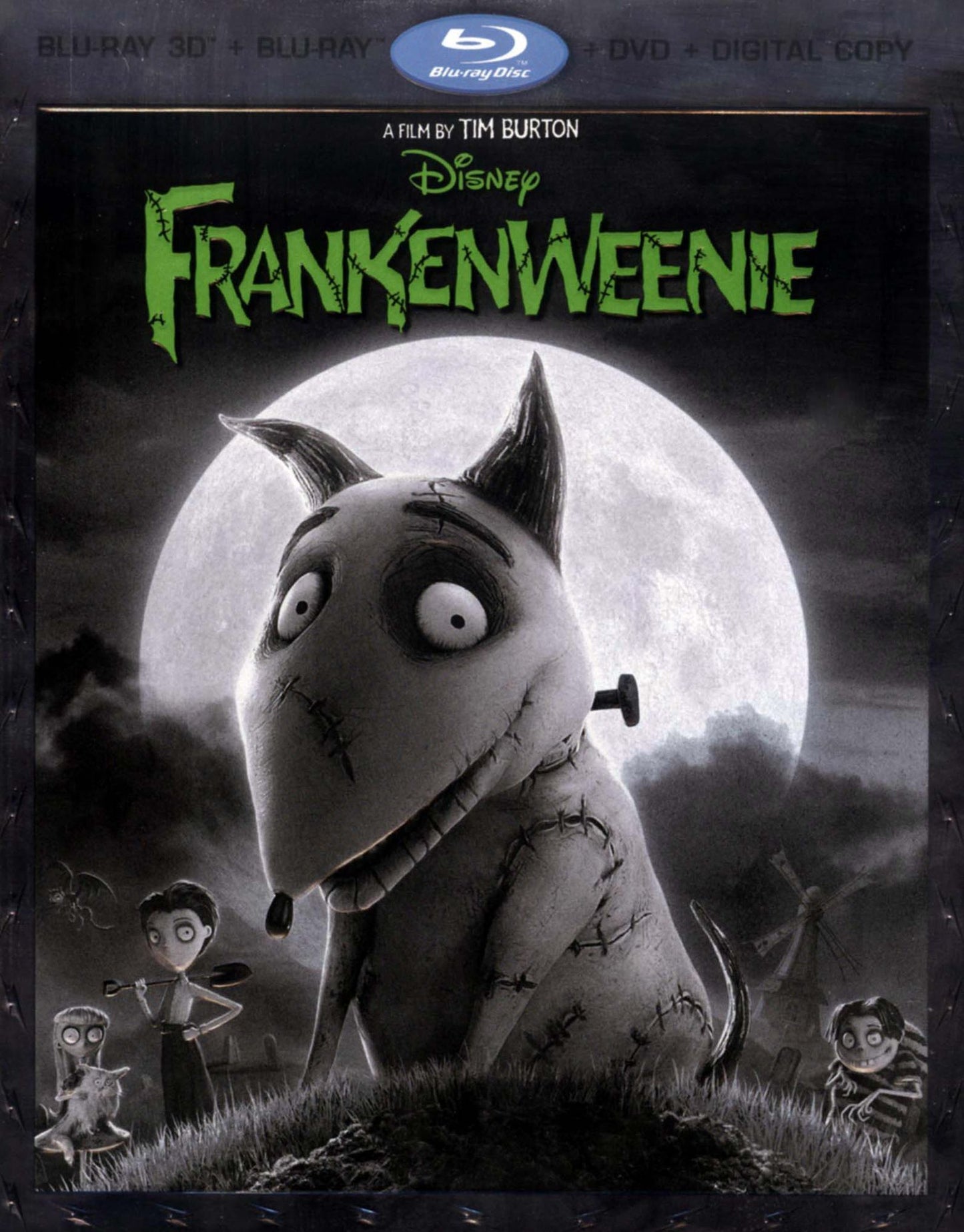 Frankenweenie [4 Discs] [Includes Digital Copy] [3D] [Blu-ray/DVD]