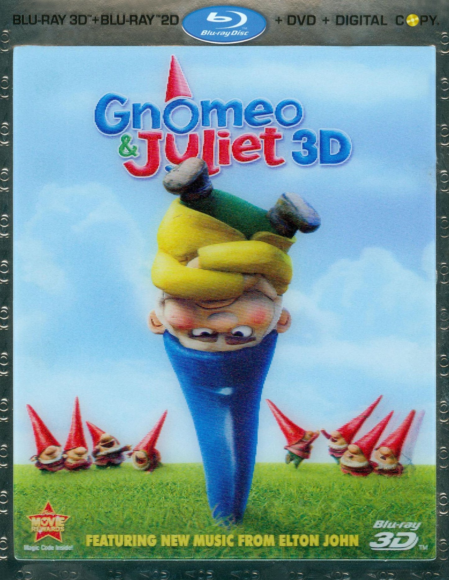 Gnomeo & Juliet 3D [3 Discs] [Includes Digital Copy] [3D] [Blu-ray/DVD]