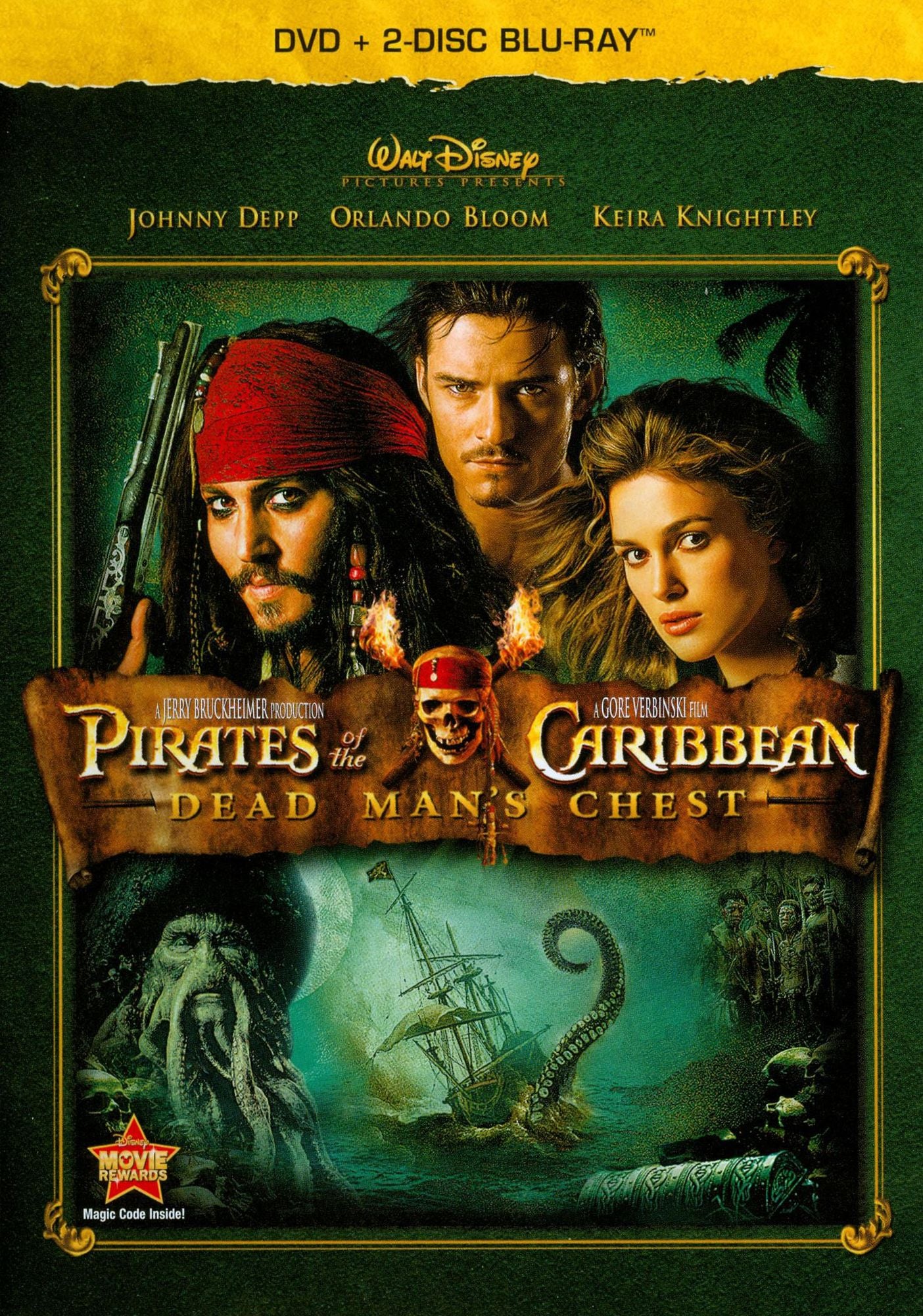 Pirates of Caribbean: Dead Man's Chest [3 Discs] [Blu-ray/DVD]