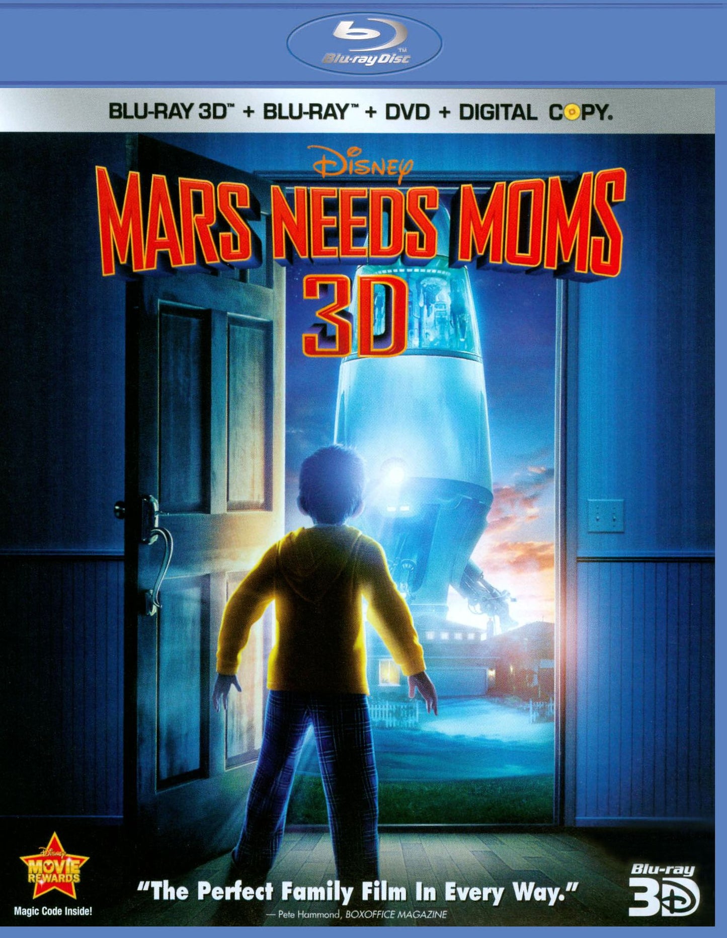 Mars Needs Moms [4 Discs] [Includes Digital Copy] [3D] [Blu-ray/DVD]