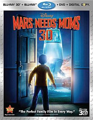 Mars Needs Moms [4 Discs] [Includes Digital Copy] [3D] [Blu-ray/DVD]