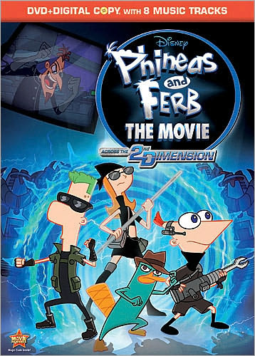 Phineas and Ferb: The Movie - Across the 2nd Dimension [2 Discs] [Includes Digital Copy]