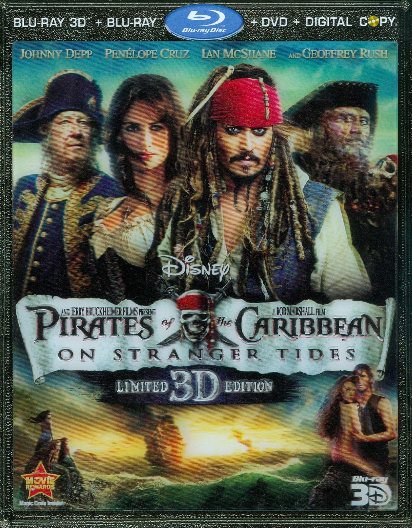 Pirates of the Caribbean: On Stranger Tides [5 Discs] [Includes Digital Copy] [3D] [Blu-ray/DVD]