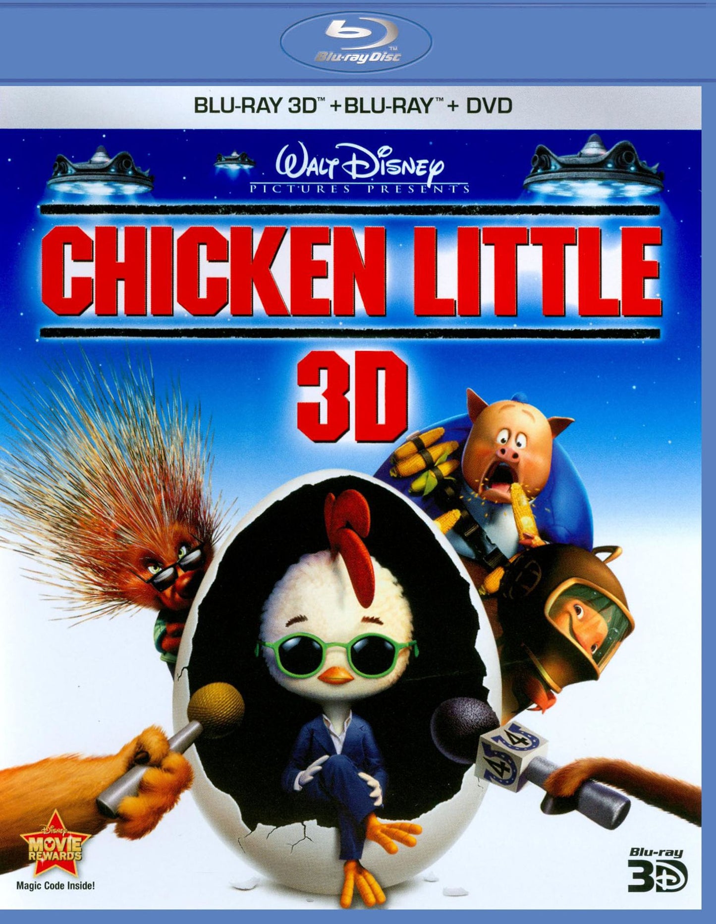 Chicken Little 3D [3 Discs] [3D] [Blu-ray/DVD]