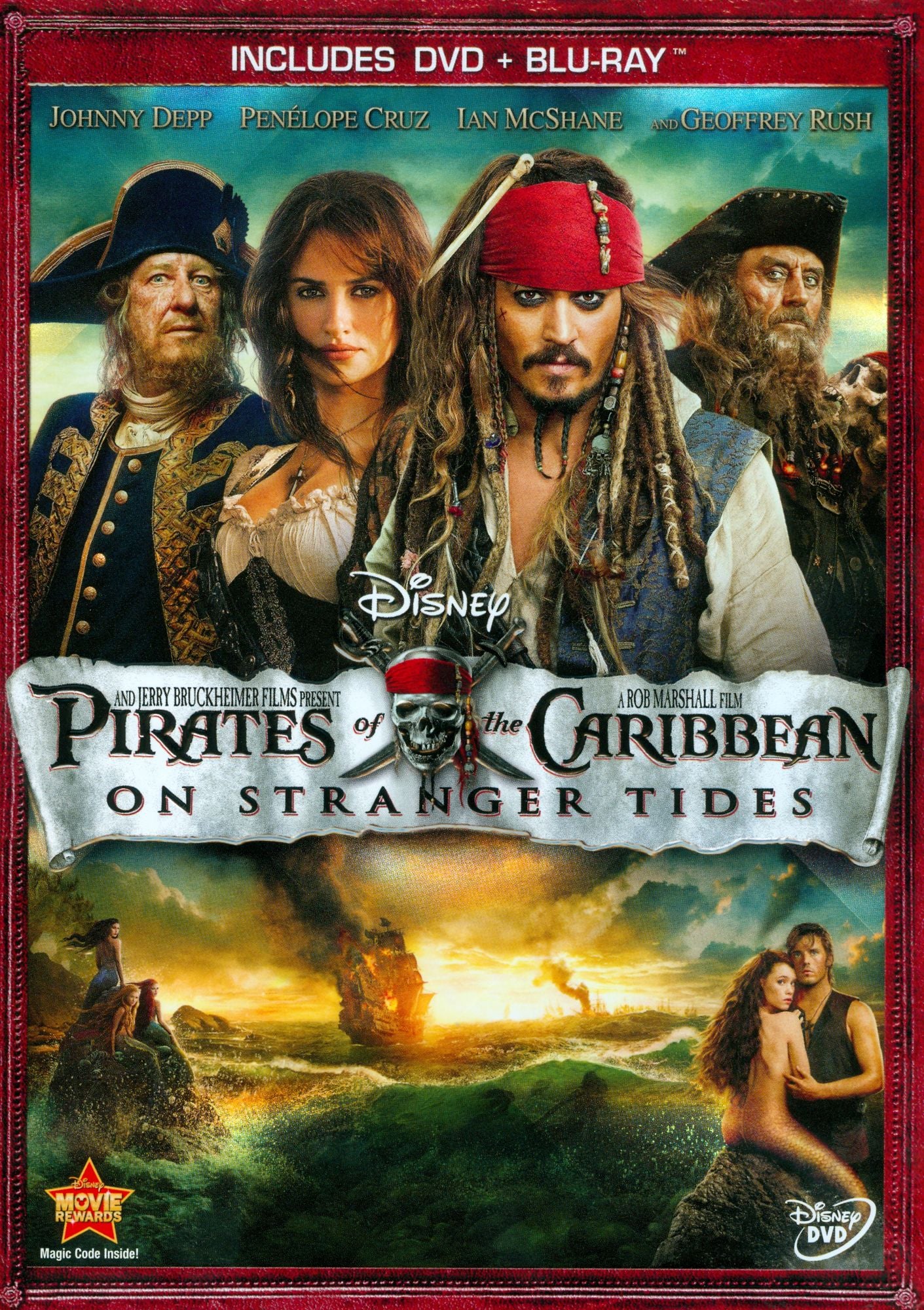 Pirates of the Caribbean: On Stranger Tides [2 Discs] [DVD/Blu-ray]