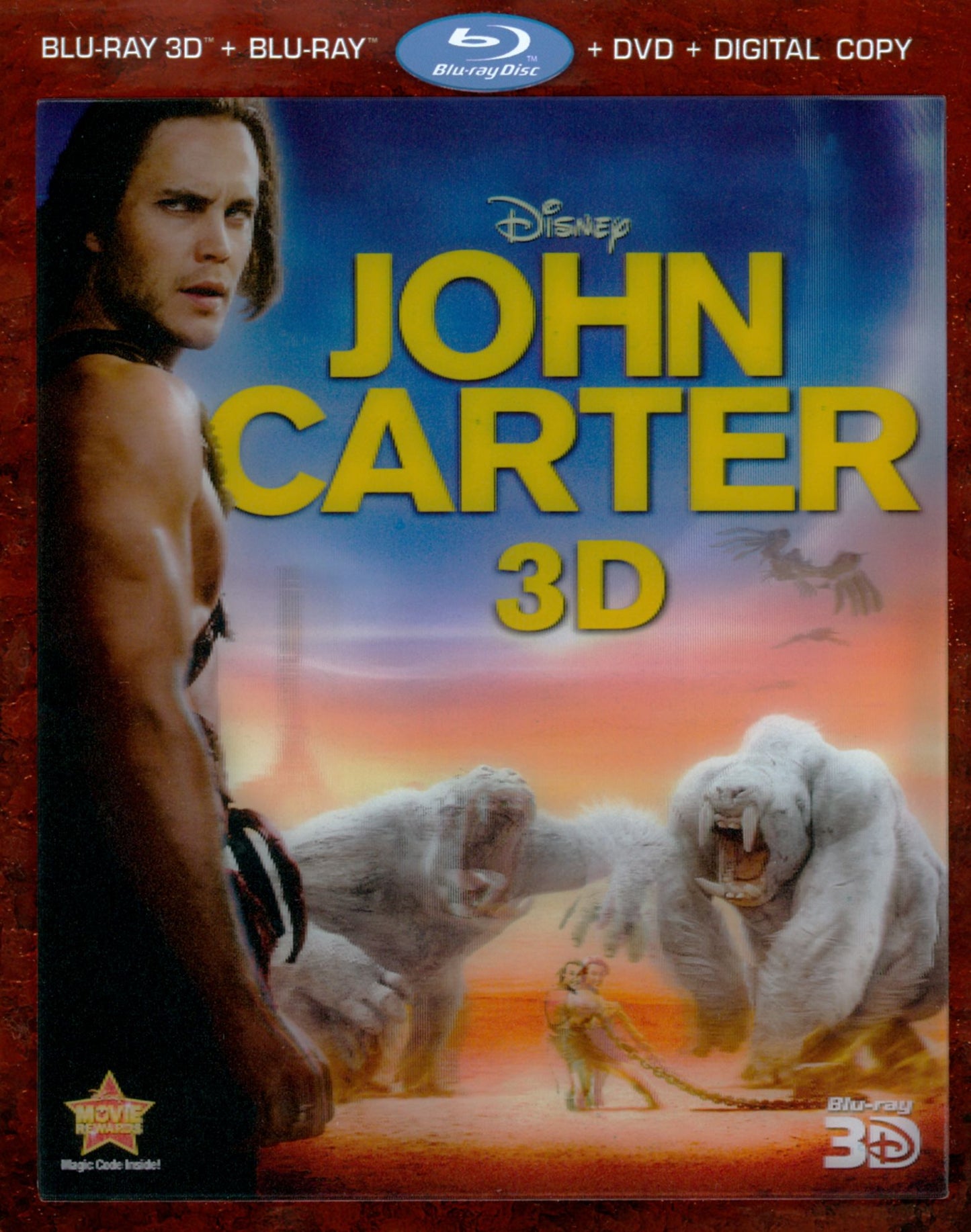 John Carter 3D [4 Discs] [Includes Digital Copy] [3D] [Blu-ray/DVD]