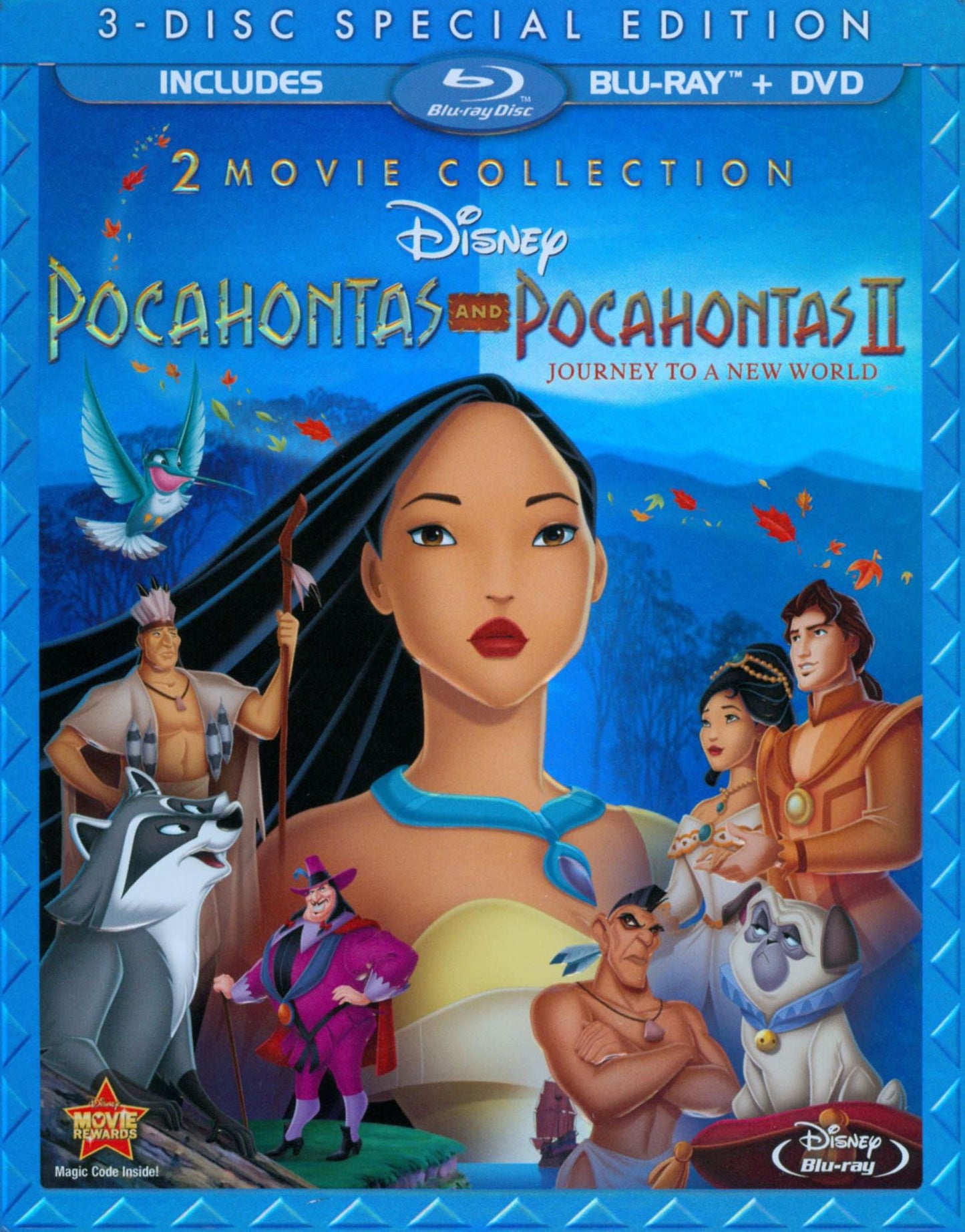 Pocahontas/Pocahontas II: Journey to a New World [2 Discs] [Blu-ray]