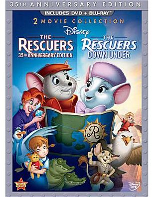 Rescuers: 35th Anniversary Edition/The Rescuers Down Under [3 Discs] [DVD/Blu-ray]