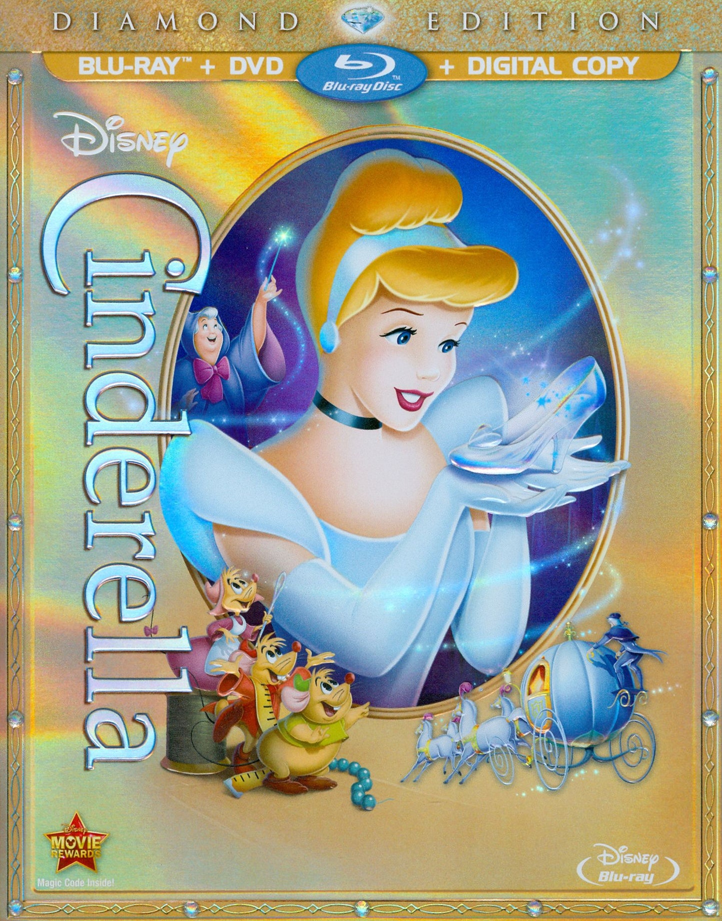 Cinderella [Diamond Edition] [3 Discs] [Blu-ray/DVD] [Includes Digital Copy]