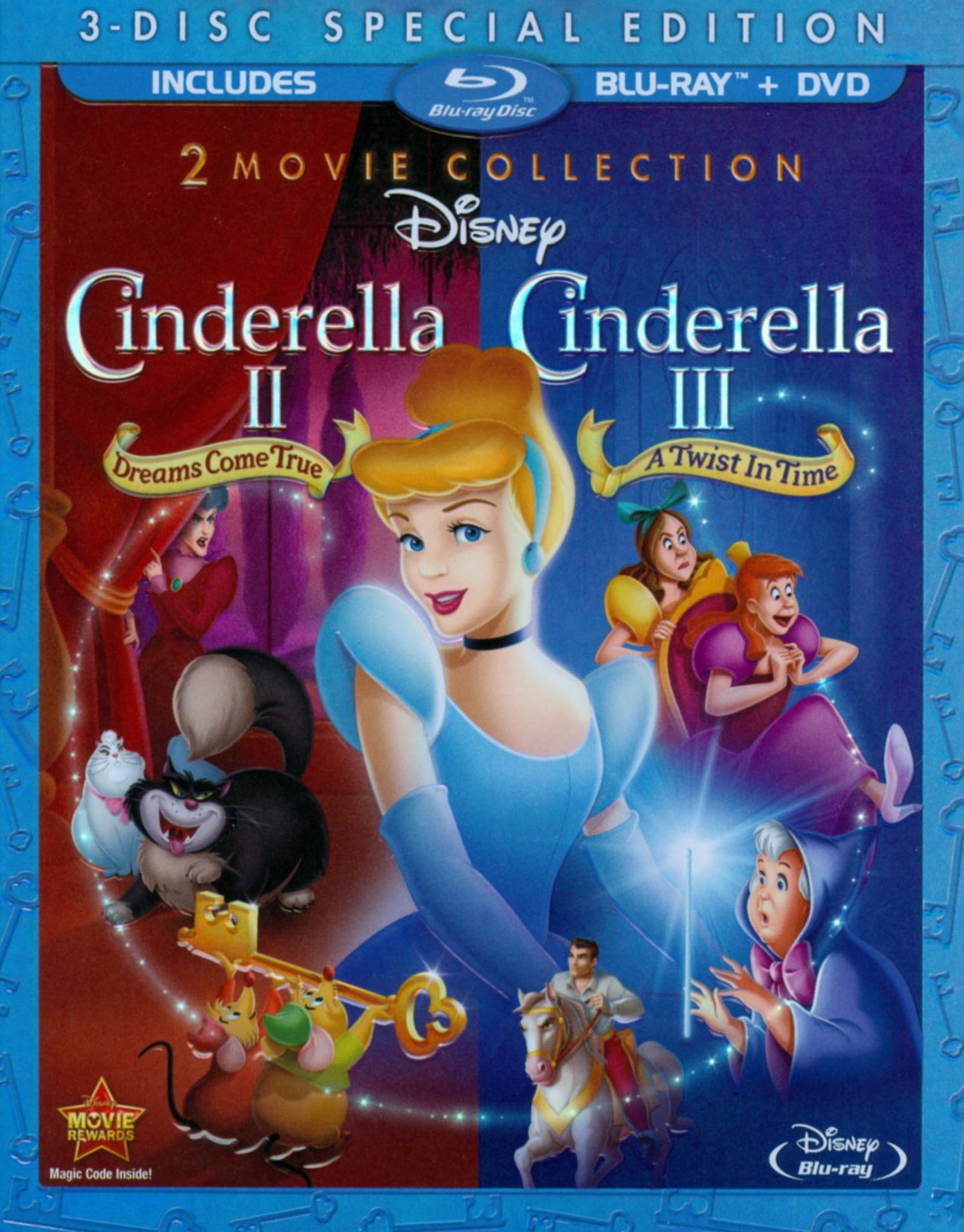 Cinderella II: Dreams Come True/Cinderella III: A Twist in Time [Blu-ray]