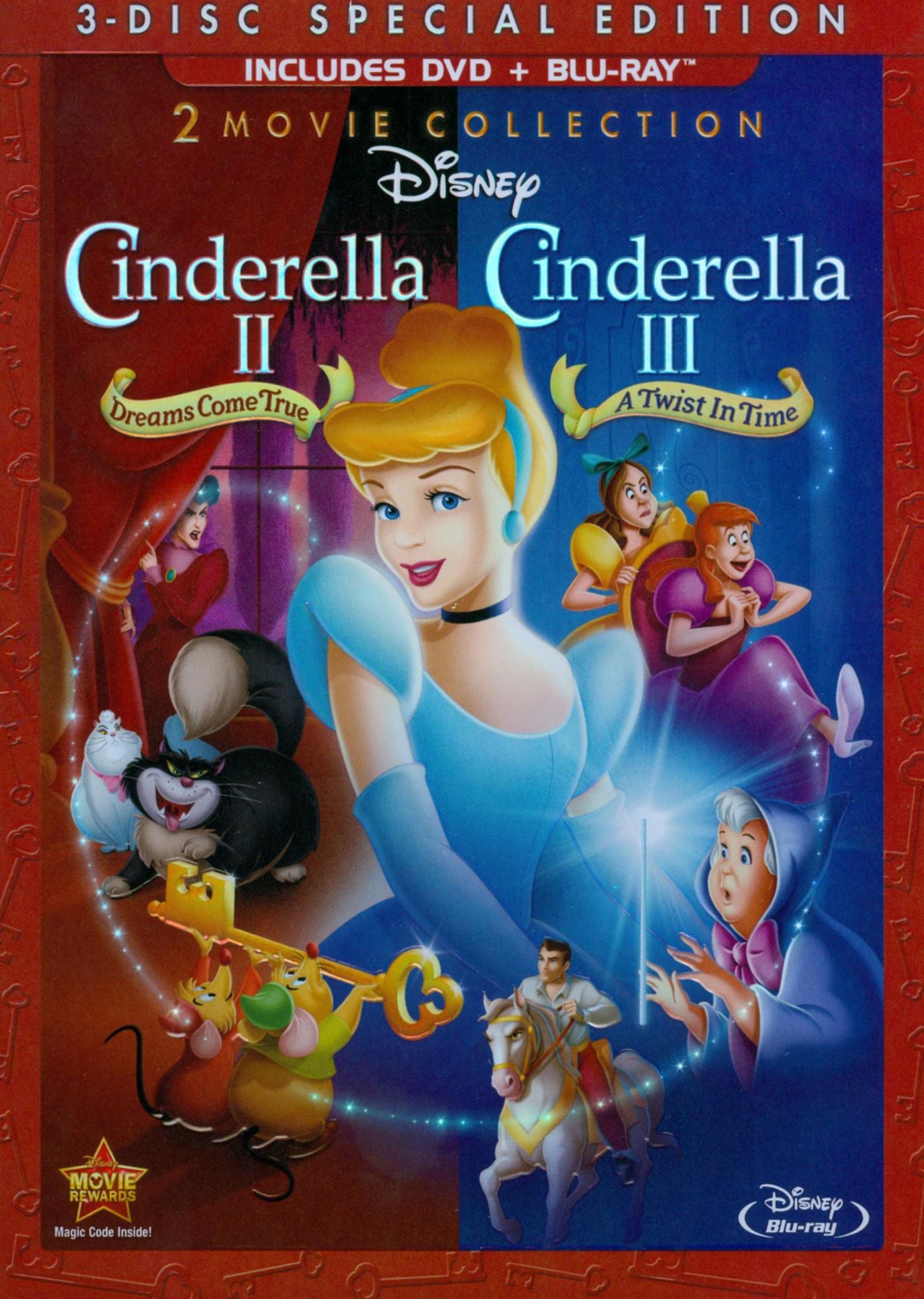 Cinderella II: Dreams Come True/Cinderella III: A Twist in Time [2 Discs]