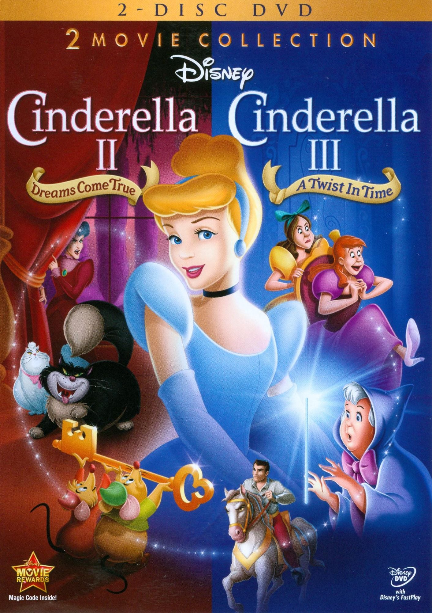 Cinderella II: Dreams Come True/Cinderella III: A Twist in Time [2 Discs]
