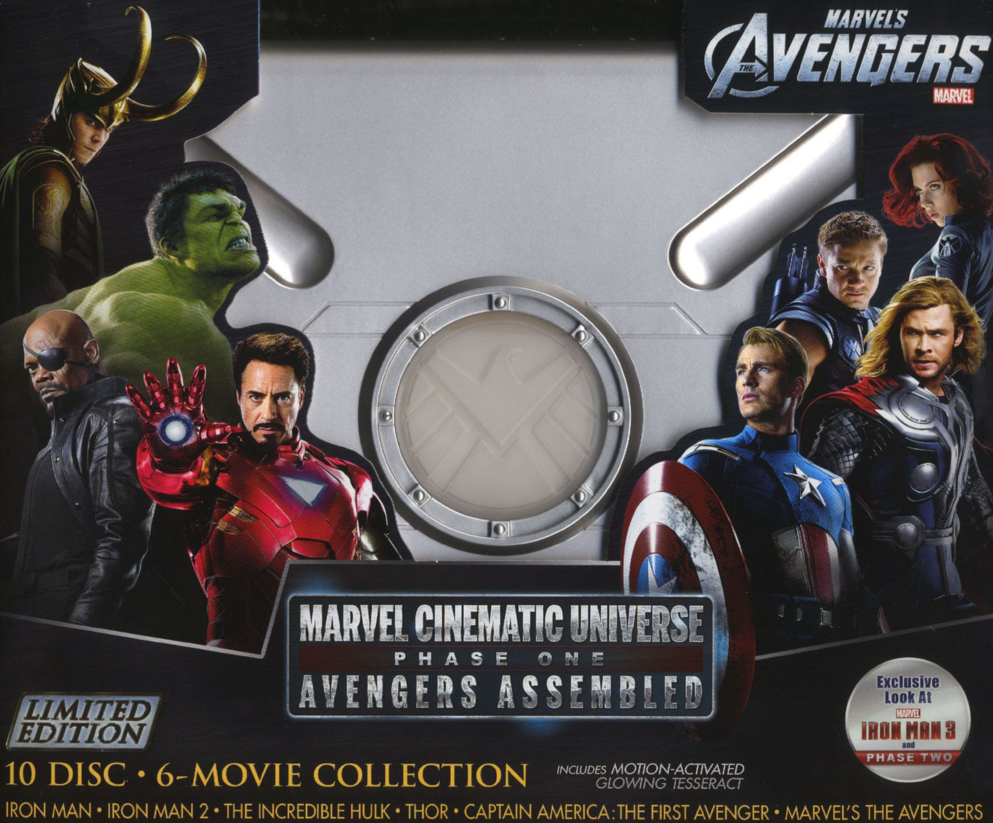 Marvel Cinematic Universe: Phase One - Avengers Assembled [Limited Edition] [10 Discs] [Blu-ray]