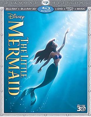The Little Mermaid [Diamond Edition] [3 Discs] [Includes Digital Copy] [3D] [Blu-ray/DVD]