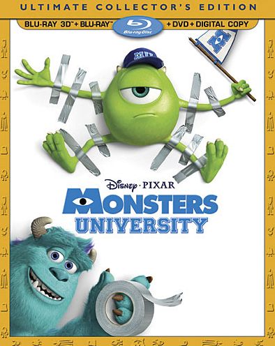 Monsters University [4 Discs] [Includes Digital Copy] [3D] [Blu-ray/DVD]