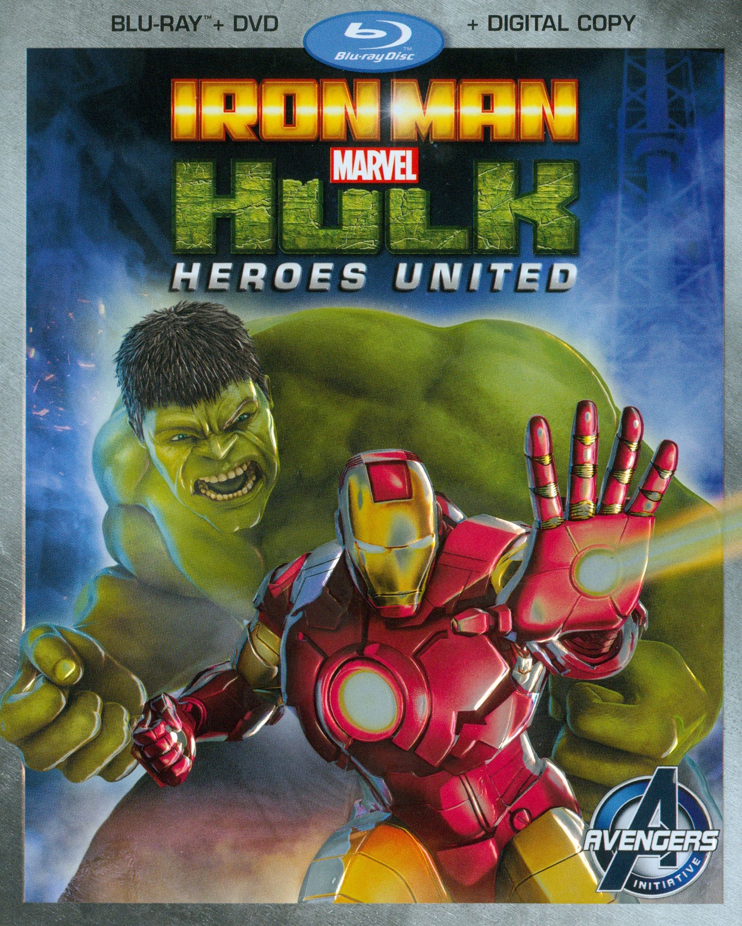 Iron Man & Hulk: Heroes United [2 Discs] [Includes Digital Copy] [Blu-ray/DVD]