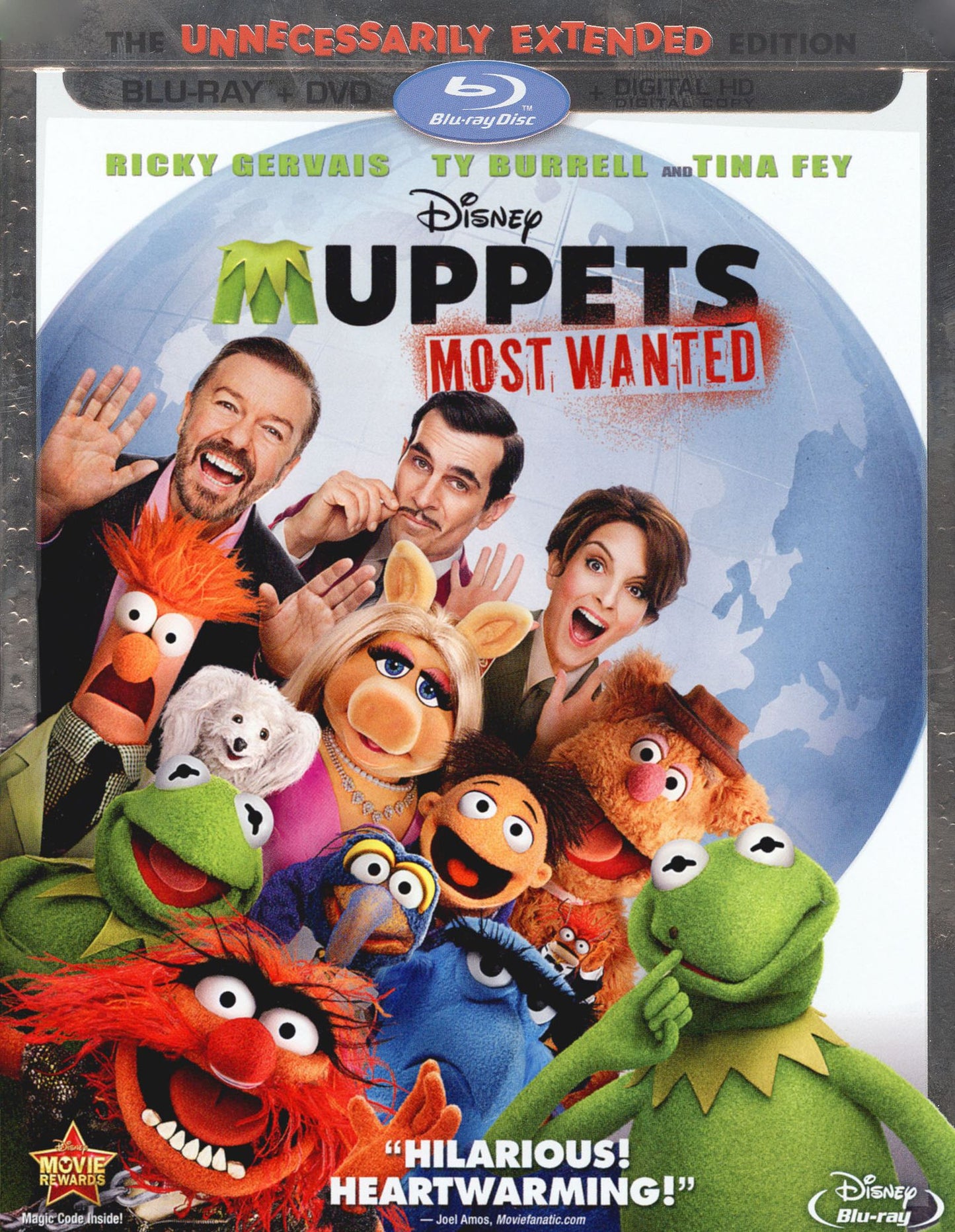 Muppets Most Wanted [2 Discs] [Blu-ray/DVD]