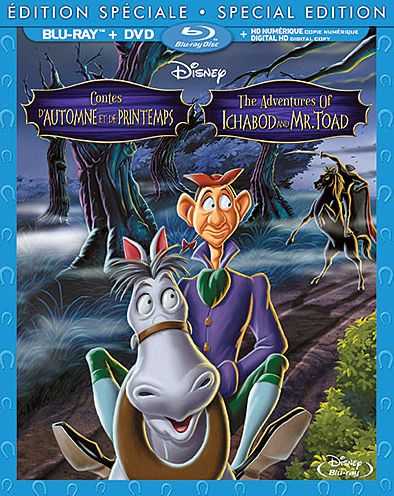 The Adventures of Ichabod and Mr. Toad [2 Discs] [Blu-ray/DVD]