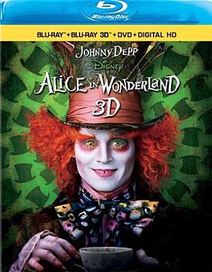 Alice in Wonderland [4 Discs] [Includes Digital Copy] [3D] [Blu-Ray/DVD]