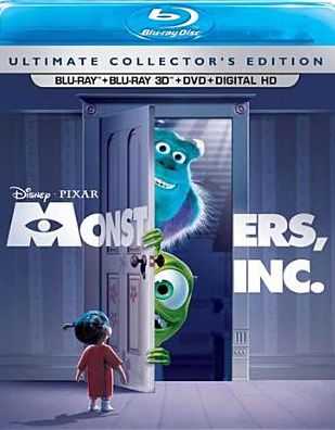 Monsters, Inc. [5 Discs] [Includes Digital Copy] [3D] [Blu-ray/DVD]