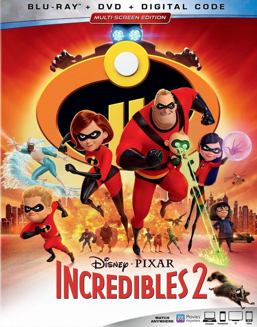 Incredibles 2 [Includes Digital Copy] [Blu-ray/DVD]