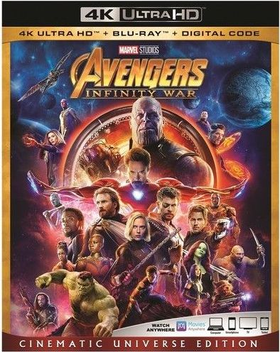 Avengers: Infinity War [Includes Digital Copy] [4K Ultra HD Blu-ray/Blu-ray]