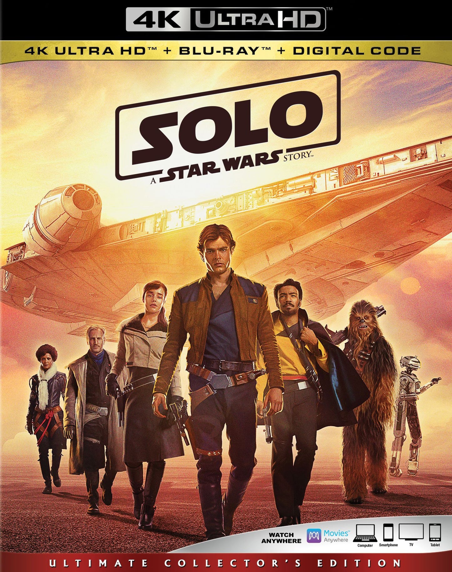 Solo: A Star Wars Story [Includes Digital Copy] [4K Ultra HD Blu-ray/Blu-ray]