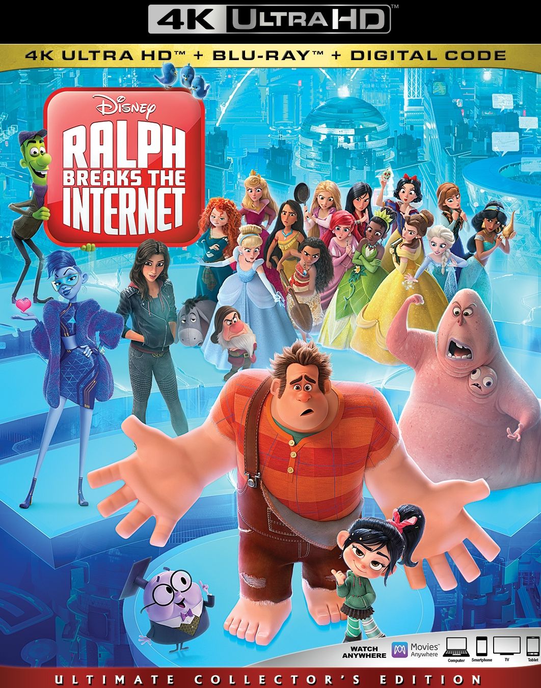Ralph Breaks the Internet [Includes Digital Copy] [4K Ultra HD Blu-ray/Blu-ray]