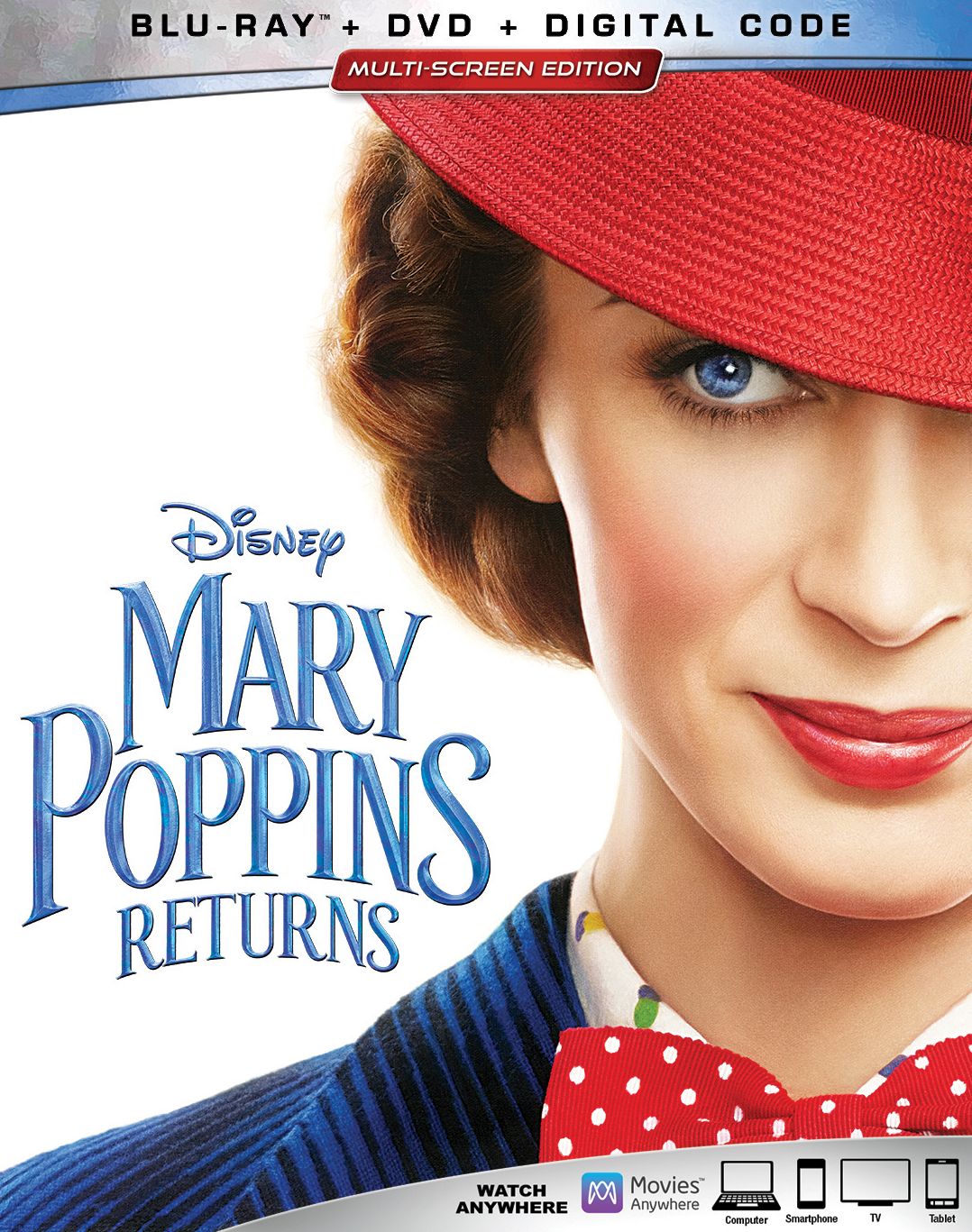 Mary Poppins Returns [Includes Digital Copy] [Blu-ray/DVD]