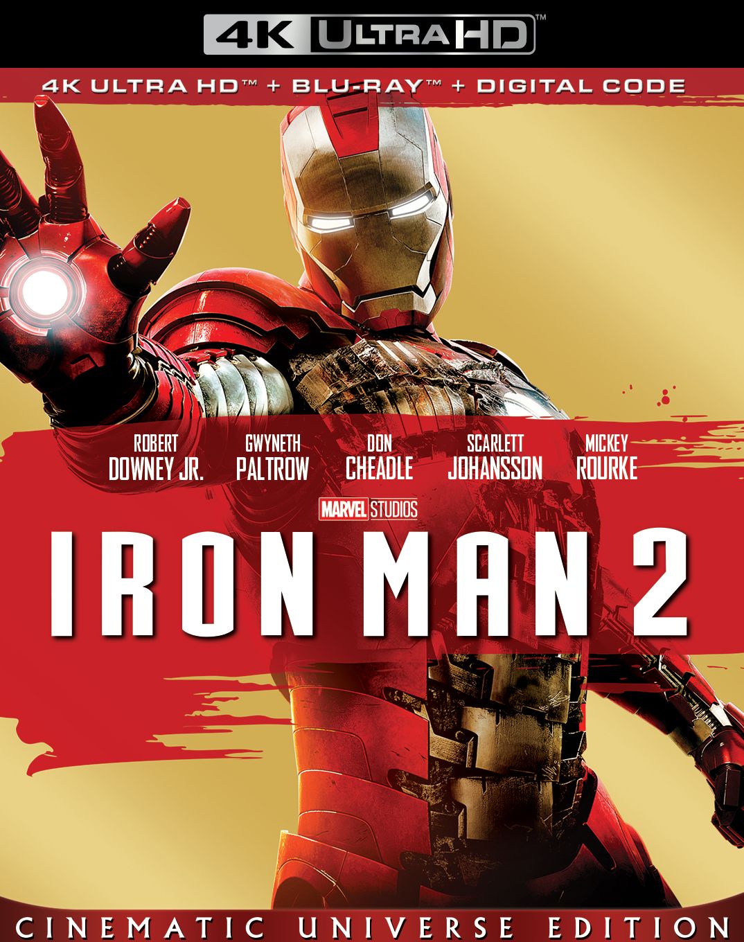 Iron Man 2 [Includes Digital Copy] [4K Ultra HD Blu-ray/Blu-ray]