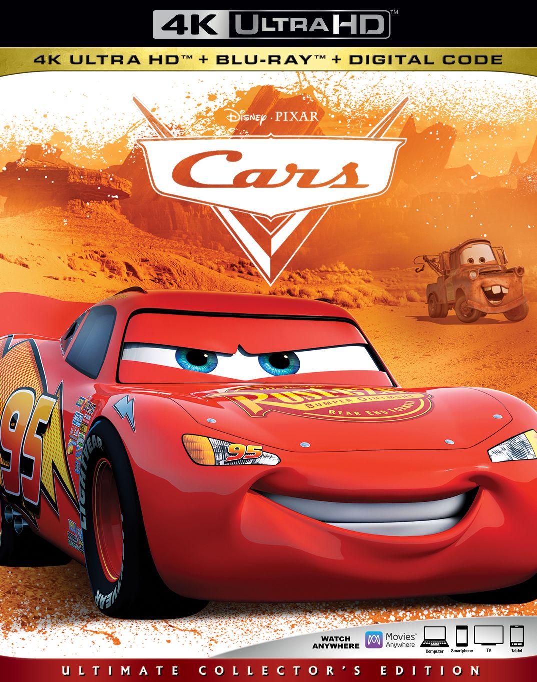 Cars [Includes Digital Copy] [4K Ultra HD Blu-ray/Blu-ray]