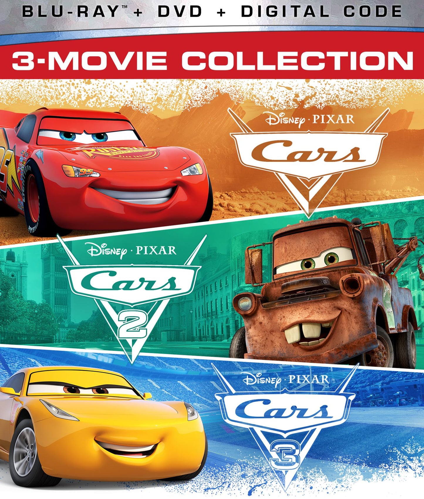 Cars: 3-Movie Collection (8Pc) (W/Dvd) / (Ac3 Dol)