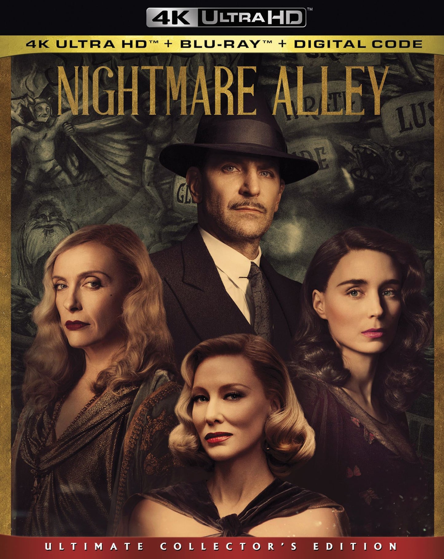 Nightmare Alley [Includes Digital Copy] [4K Ultra HD Blu-ray/Blu-ray]