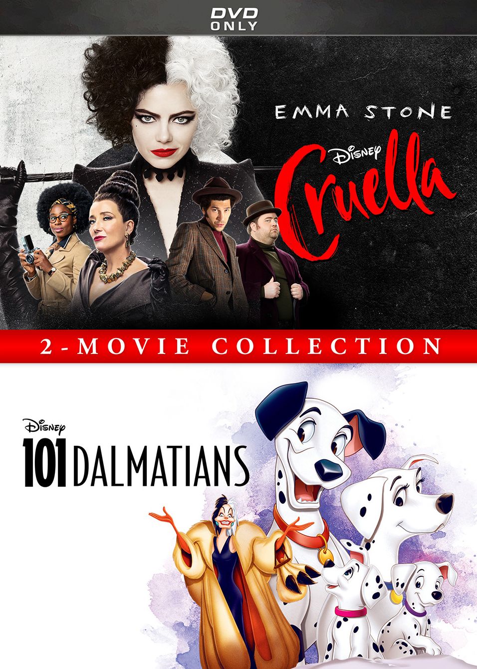 Cruella & 101 Dalmatians (Animated): 2-Movie Coll