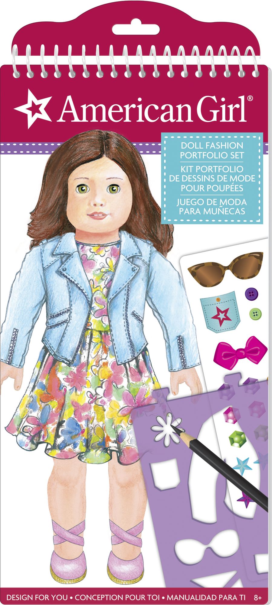 AG Doll Fashion Design Sketch Portfolio