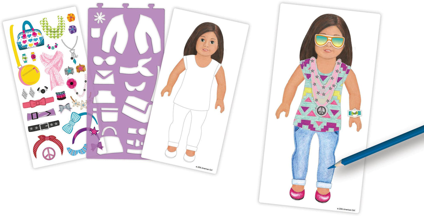 AG Doll Fashion Design Sketch Portfolio