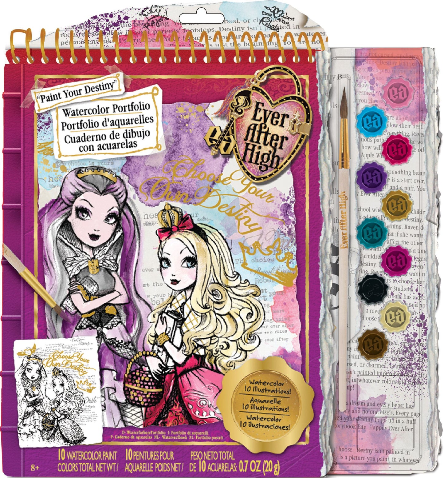 EVER AFTER HIGH WATERCOLOR PORTFOLIO