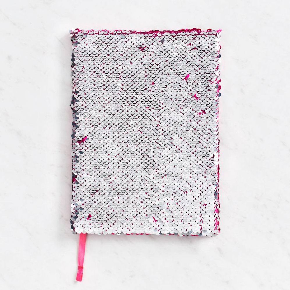 Pink/Silver Magic Sequin Journal