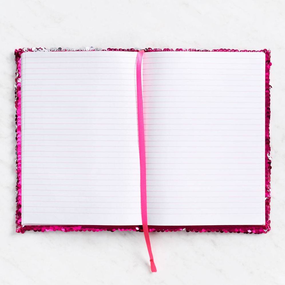 Pink/Silver Magic Sequin Journal